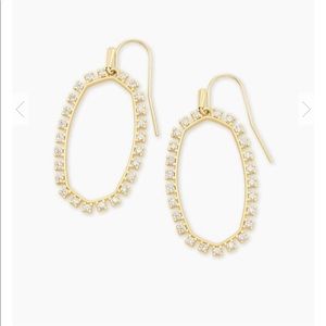 Kendra Scott Elle Open Frame Crystal Drop Earrings